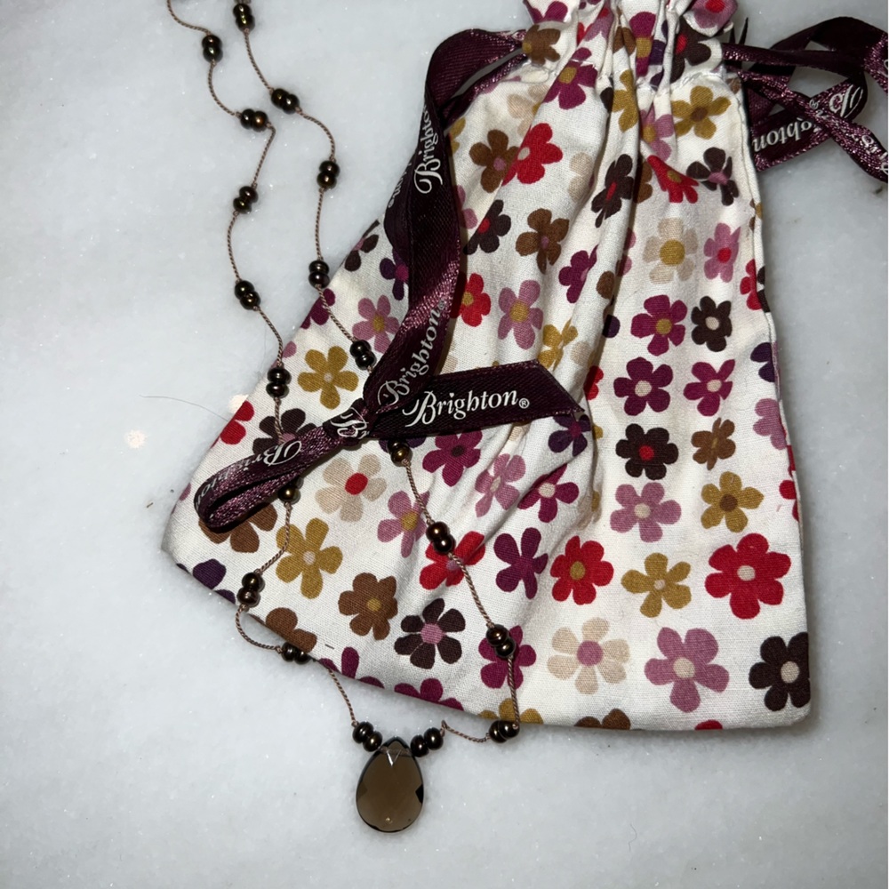BRAND NEW Smoky Quarts Pearl Necklace